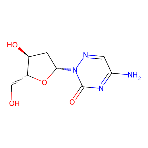 6-Aza-2'-deoxycytidine structure