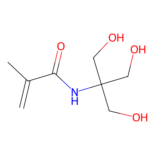 2-Propenamide, N-[2-hydroxy-1,1-bis(hydroxymethyl)ethyl]-2-methyl- structure