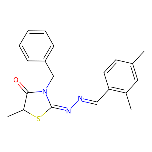 C20H21N3OS structure