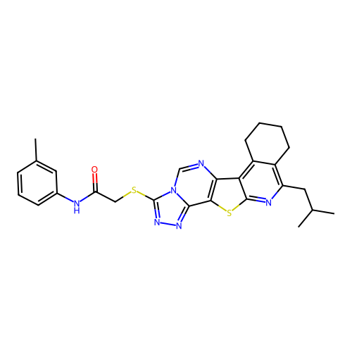 C27H28N6OS2 structure
