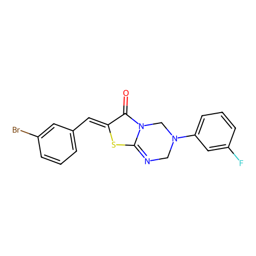 C18H13BrFN3OS structure