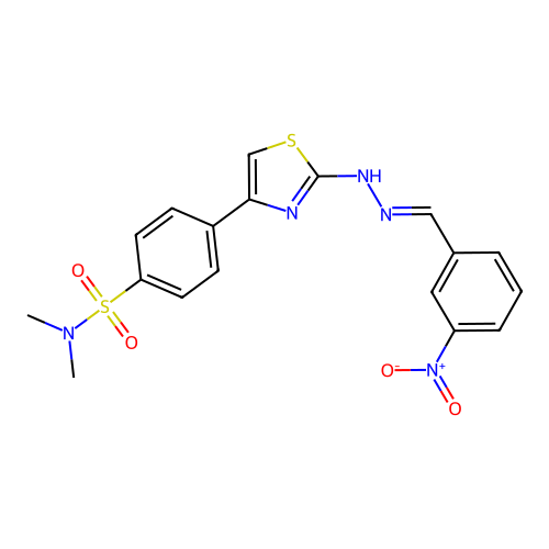 C18H17N5O4S2 structure