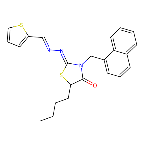 C23H23N3OS2 structure