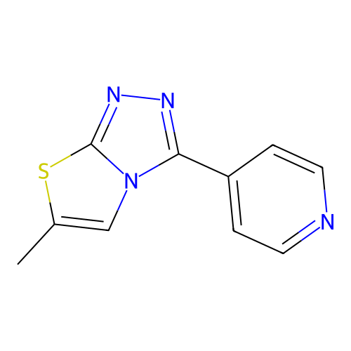 6-Methyl-3-(pyridin-4-yl)[1,3]thiazolo[2,3-c][1,2,4]triazole structure