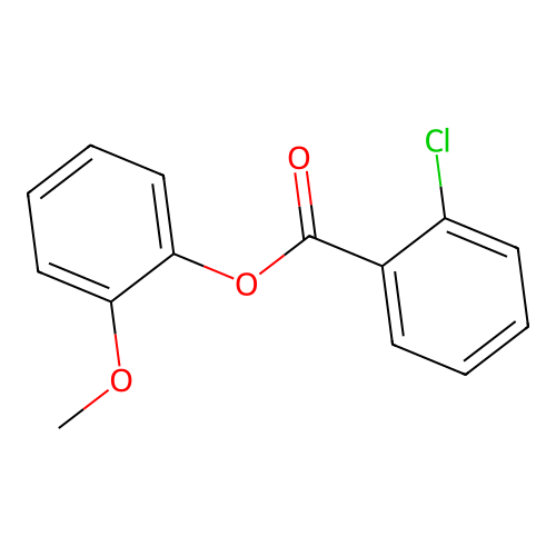 2-Methoxyphenyl 2-chlorobenzoate structure
