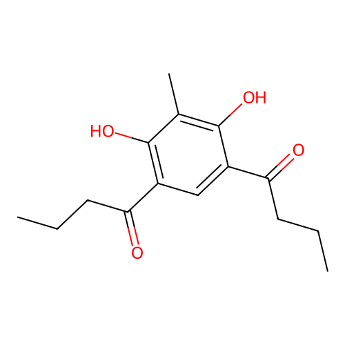 1-(5-Butyryl-2,4-dihydroxy-3-methylphenyl)-1-butanone structure
