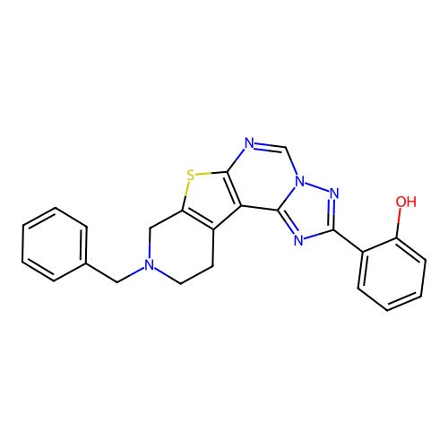C23H19N5OS structure
