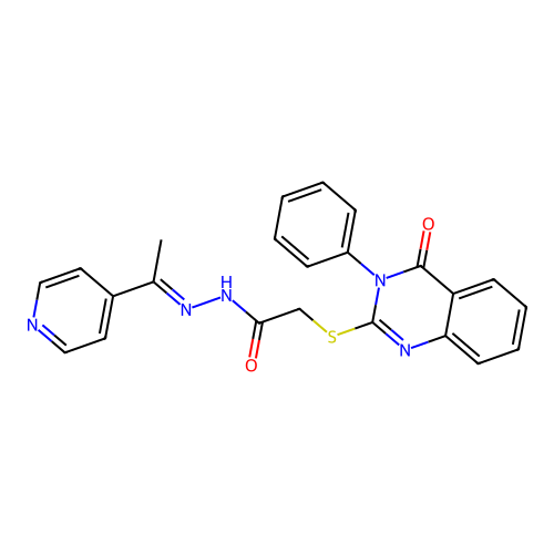 C23H19N5O2S structure