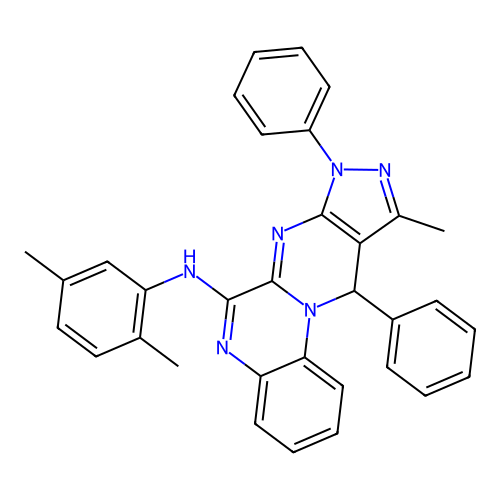 C33H28N6 structure
