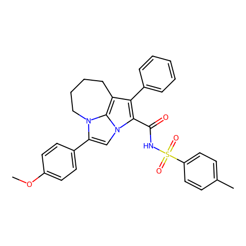 C31H29N3O4S structure