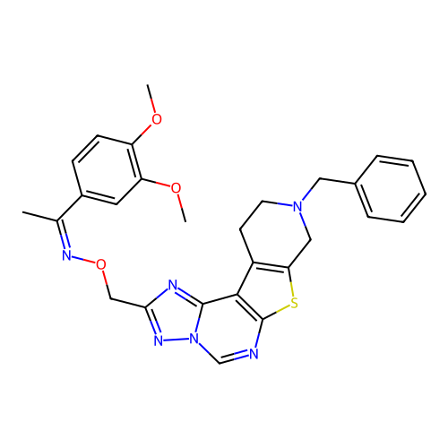 C28H28N6O3S structure