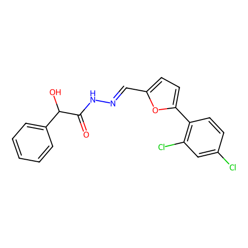 C19H14Cl2N2O3 structure