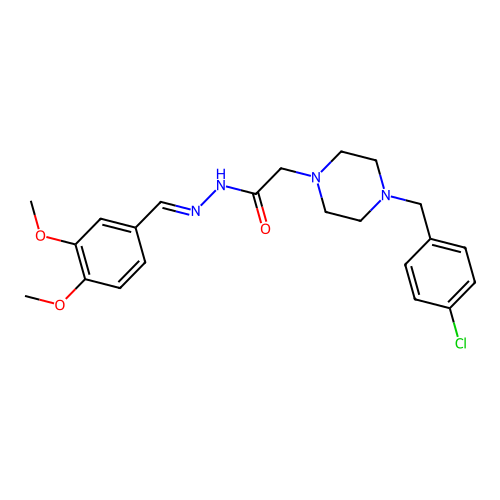 C22H27ClN4O3 structure