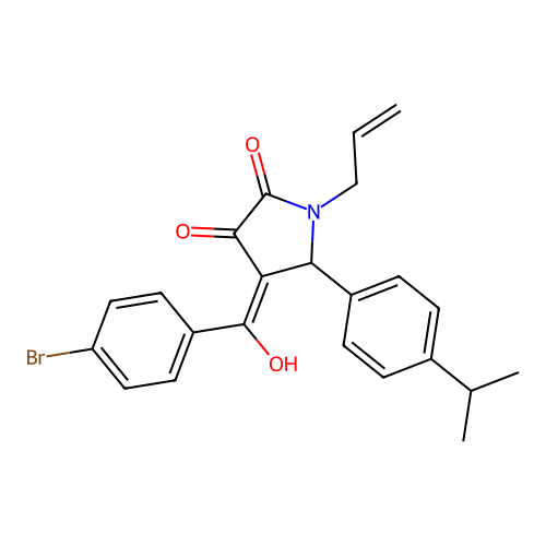 C23H22BrNO3 structure