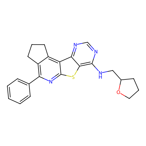 C23H22N4OS structure