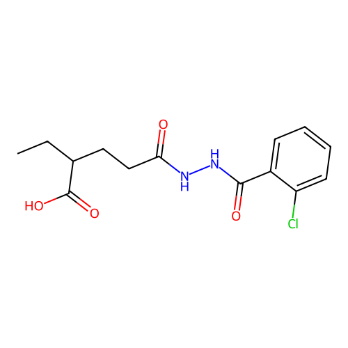 5-(2-(2-Chlorobenzoyl)hydrazinyl)-2-ethyl-5-oxopentanoic acid structure