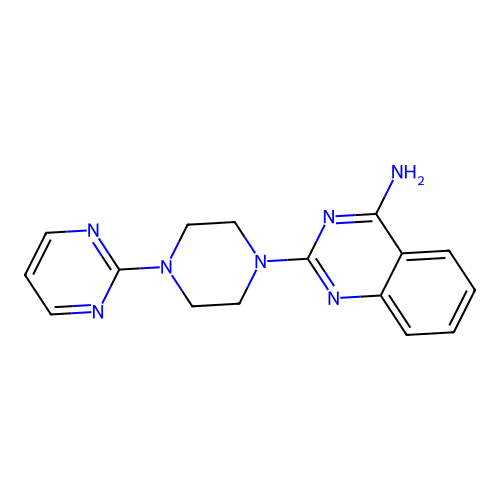 2-[4-(Pyrimidin-2-yl)piperazin-1-yl]quinazolin-4-amine structure