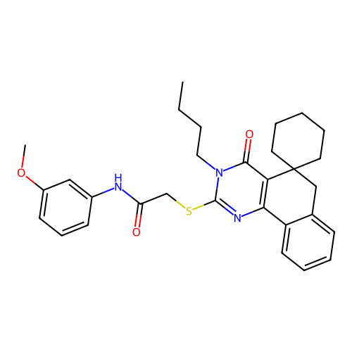 C30H35N3O3S structure