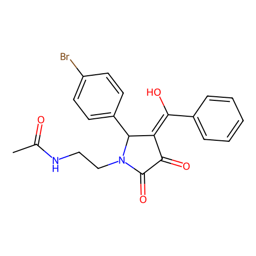 C21H19BrN2O4 structure