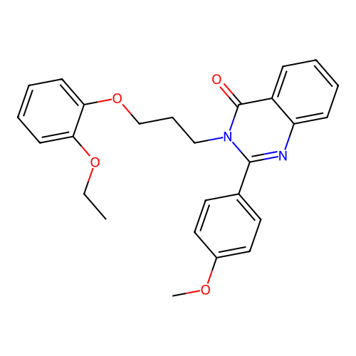 3-(3-(2-ethoxyphenoxy)propyl)-2-(4-methoxyphenyl)quinazolin-4(3H)-one structure