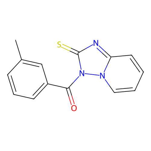 (2-Thioxo-2H-[1,2,4]triazolo[1,5-a]pyridin-3-yl)-m-tolyl-methanone structure