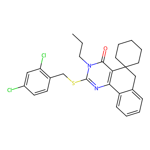 C27H28Cl2N2OS structure