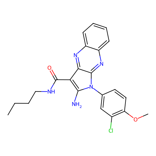 C22H22ClN5O2 structure