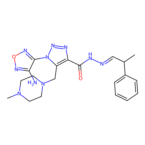 C20H26N10O2 structure