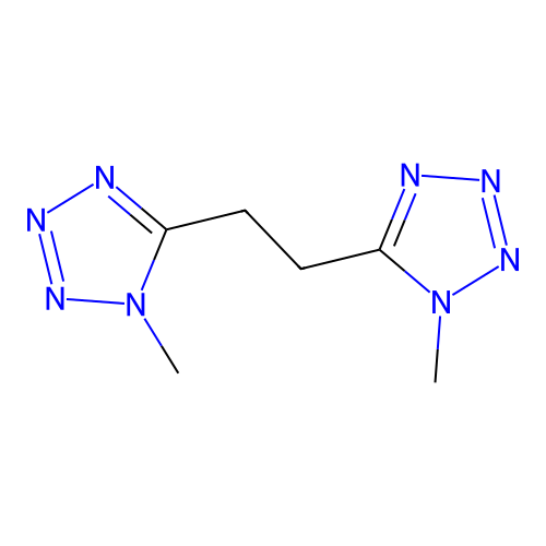 1,2-bis(1-methyl-1H-tetrazol-5-yl)ethane structure