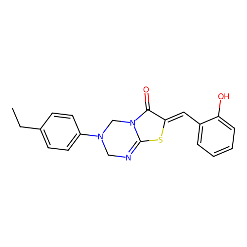 C20H19N3O2S structure
