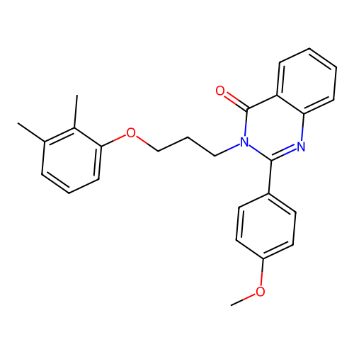 3-(3-(2,3-dimethylphenoxy)propyl)-2-(4-methoxyphenyl)quinazolin-4(3H)-one structure