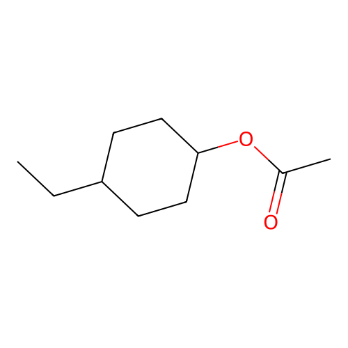(4-Ethylcyclohexyl) acetate structure