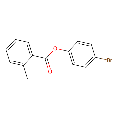 4-Bromophenyl 2-methylbenzoate structure