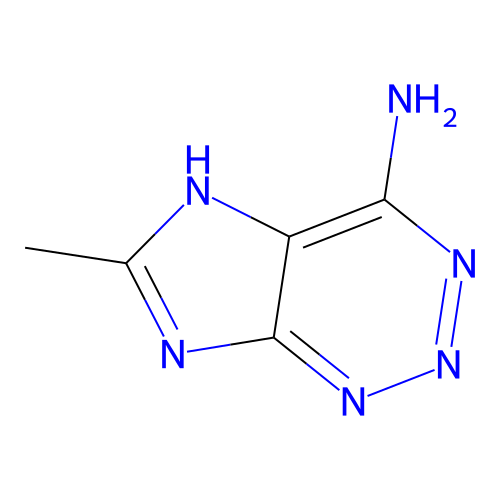 6-Methyl-5H-imidazo[4,5-d][1,2,3]triazin-4-amine structure