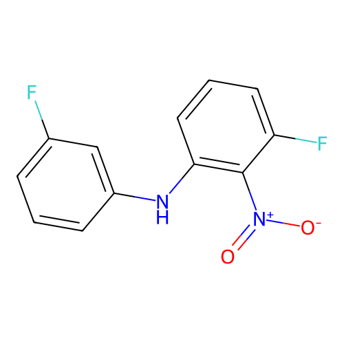 3-fluoro-2-nitro-N-(3-fluorophenyl)aniline structure