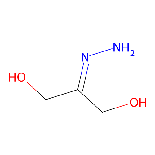 2-Hydrazinylidenepropane-1,3-diol structure