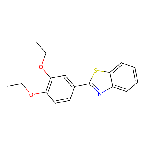 2-(3,4-Diethoxyphenyl)-1,3-benzothiazole structure