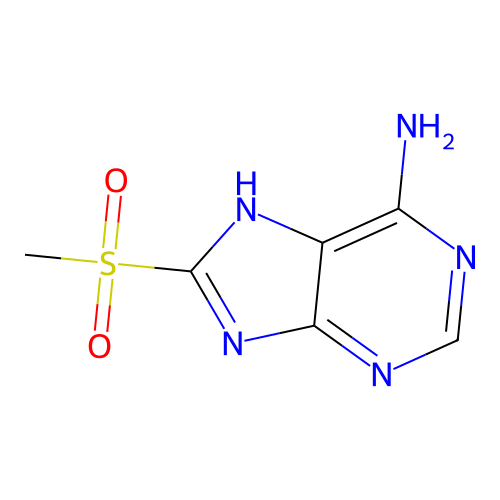 8-methylsulfonyl-7H-purin-6-amine structure