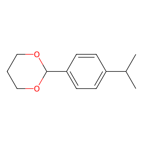 2-(4-Propan-2-ylphenyl)-1,3-dioxane structure