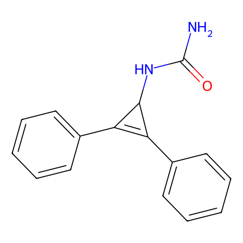 (2,3-Diphenylcycloprop-2-en-1-yl)urea structure