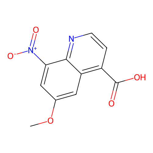 6-甲氧基-8-硝基辛可宁酸 structure