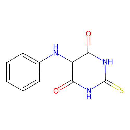 5-Anilino-2-sulfanylidene-1,3-diazinane-4,6-dione structure