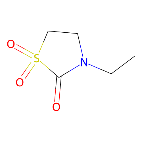 3-Ethyl-1,1-dioxo-1,3-thiazolidin-2-one structure