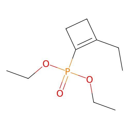 1-Diethoxyphosphoryl-2-ethylcyclobutene structure