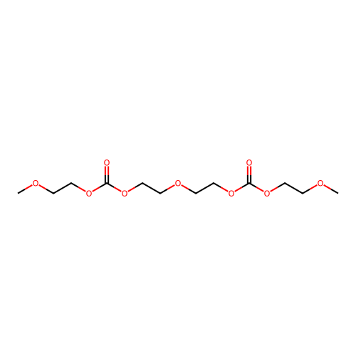 2-[2-(2-Methoxyethoxycarbonyloxy)ethoxy]ethyl 2-methoxyethyl carbonate structure