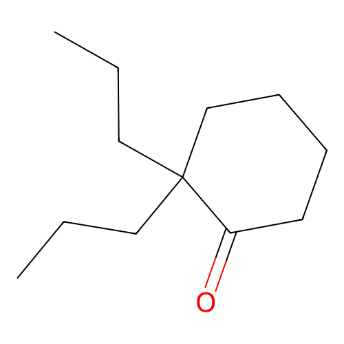 2,2-Dipropylcyclohexanone structure