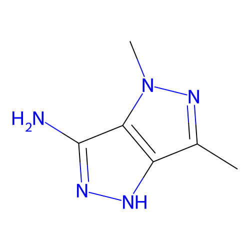 4,6-Dimethyl-1,4-dihydropyrazolo[4,3-c]pyrazol-3-amine structure