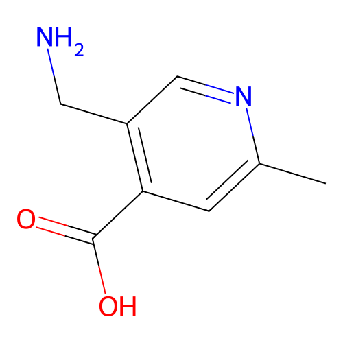 5-(氨甲基)-2-甲基吡啶-4-甲酸 structure