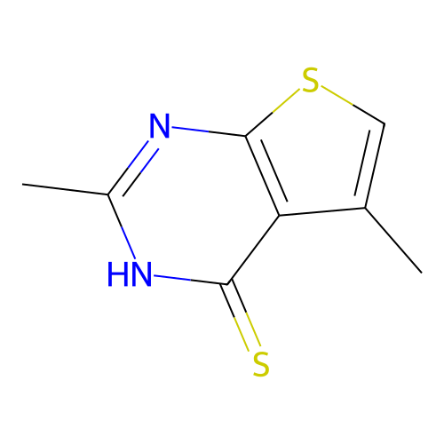 2,5-Dimethylthieno[2,3-d]pyrimidine-4-thiol structure
