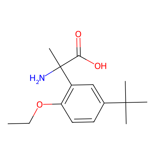 2-Amino-2-(5-tert-butyl-2-ethoxyphenyl)propanoic acid structure